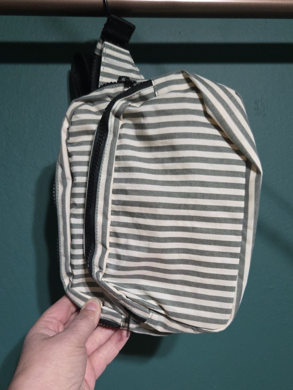 Baggu Fanny Pack - Sage Stripe NWT